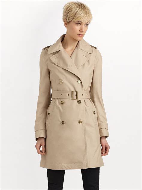 burberry brit women's trench coat|burberry brit trench coat women's.